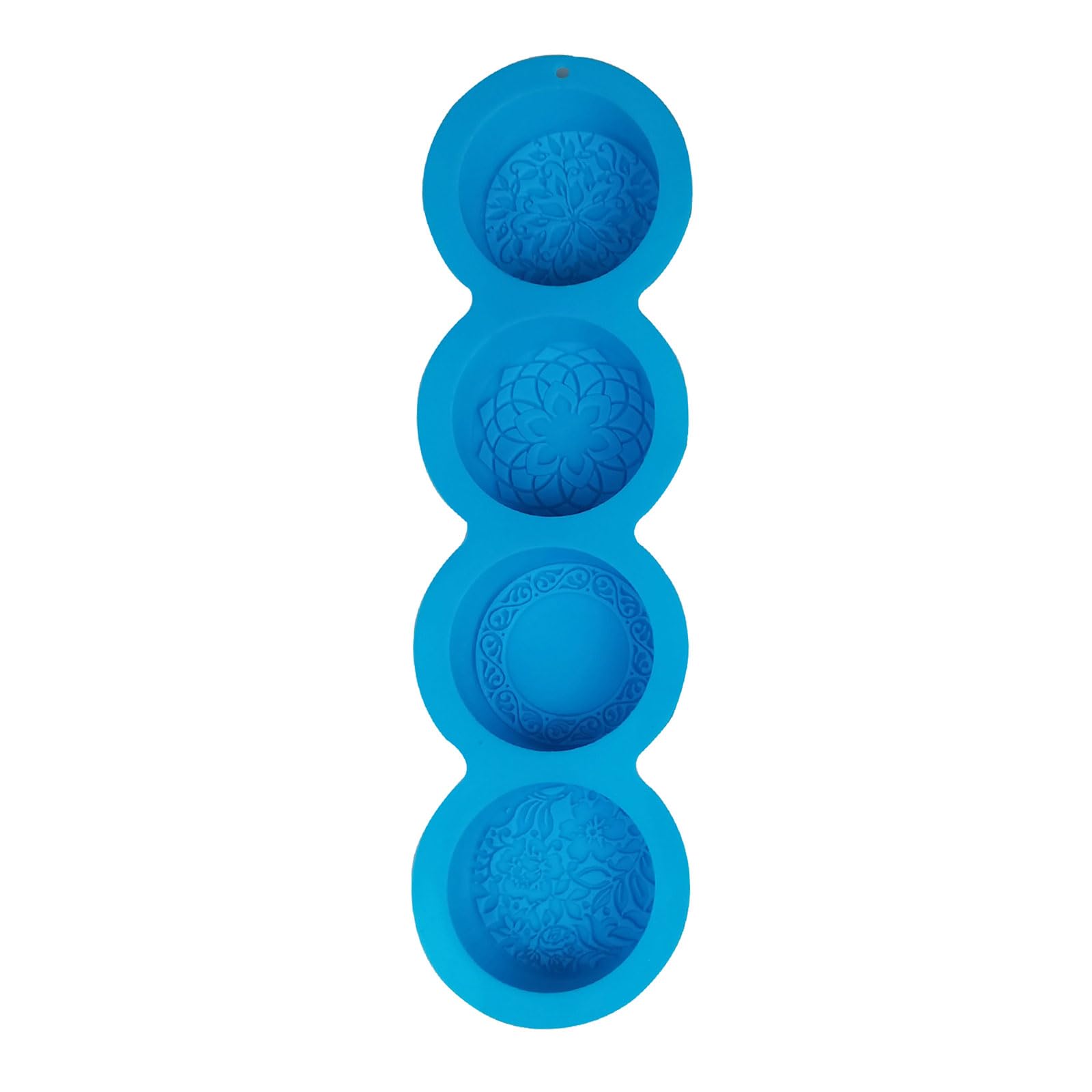 Tsophreniq 4 Cavities Fondant Silicone Molds for Chocolate Cake Baking 4 Cavities Molds for Soap Mold