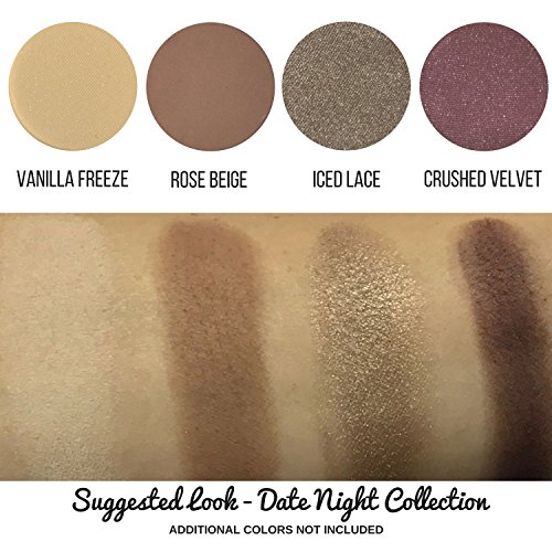 Beauty Junkees BJES-282-CRUSHEDVELVET-FBM Crushed Velvet Purple Matte Pearl Eyeshadow - Highly Pigmented Professional Makeup Eye Shadow Single Pan, Wet Or Dry Magnetic Refill thumb #3