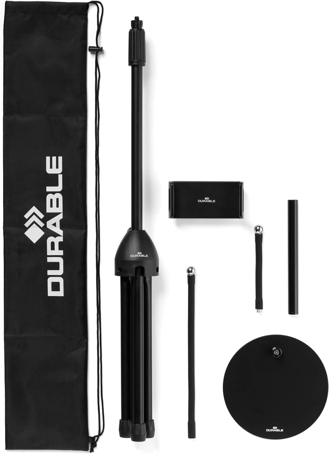 Durable Wytrzymały uchwyt na tablet TWIST COMBI, czarny, 894301