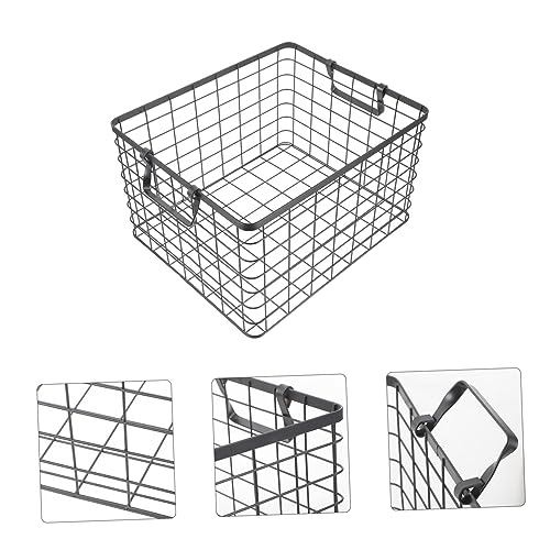 Panier rangement barbecue en fer forgé stable et support bûches - 3
