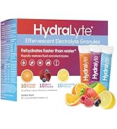 HydraLyte Electrolyte Powder, Low Sugar Electrolyte Packets Designed for Rapid Hydration, Safe Hy...