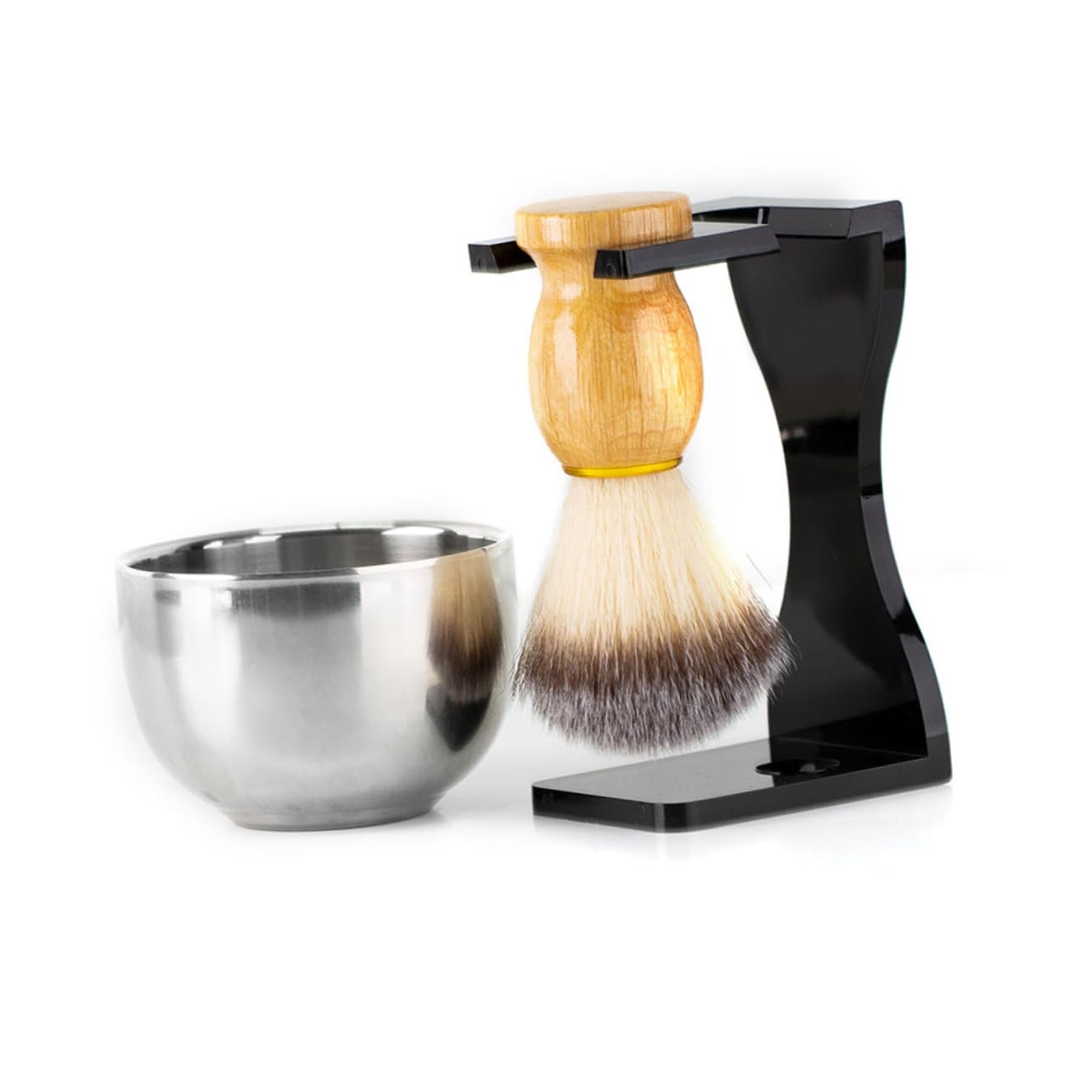 Healeved Beard Brush Stand Acrylic Razor Holder Shaving Brush Support Non-slip Desktop Razor Stand