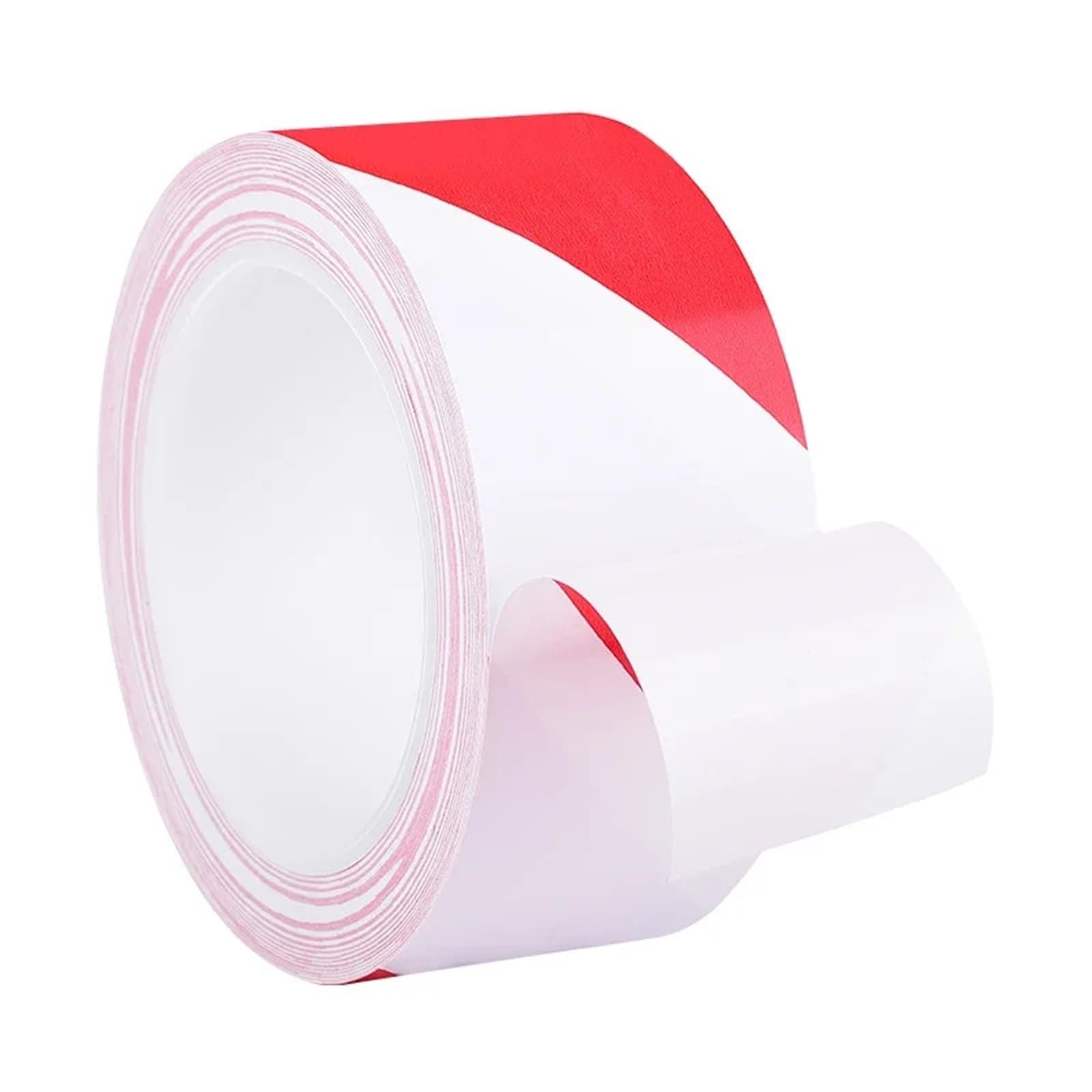Cinta de señalización de Peligro, Cinta de Advertencia de Peligro PVC Paquete de 2 33,0 m por 50 mm Multicolor(Red)