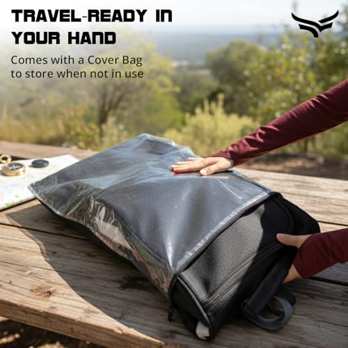 Image of Xtrim 72L Claw Motorcycle Tail Bag with Carry Straps, 100% Waterproof with Inner Liner, Rear Riding Bag with MOLLE Loops, One Side Pocket & Mesh Pocket Inside, Reflective Panels, 4-Point Mounting