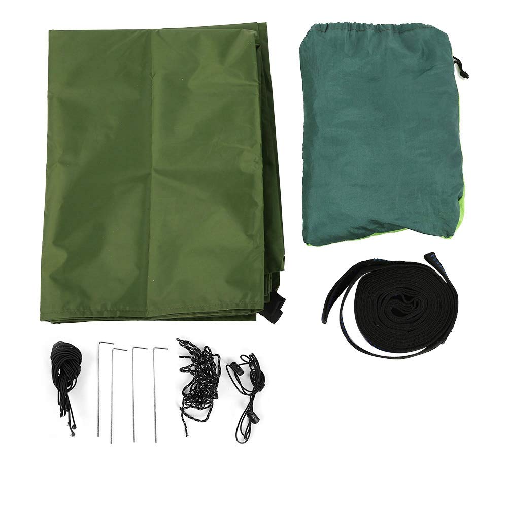 Amaca da campeggio portatile sospesa con copertura antipioggia per zanzariera per giardino in cortile