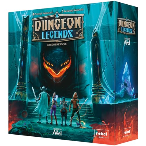 Rebel | Dungeon Legends | Juego de Mesa | A Partir de 10 Años | De 1 a 4 Jugadores | 60-90 Minutos por Partida | Español