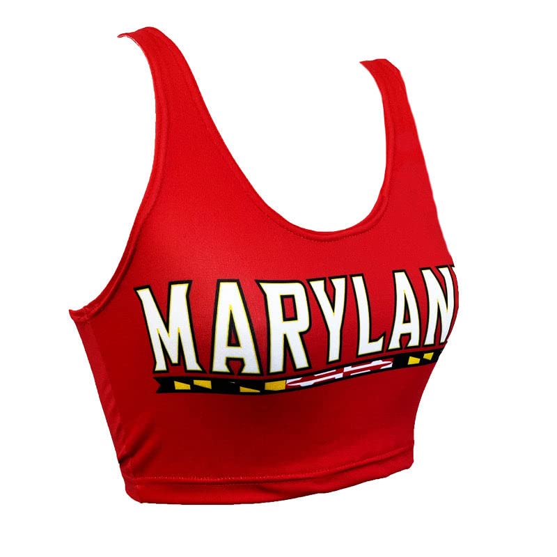 Image of Lojobands Women's College Gameday Outfit Tank Top Tailgate Crop Top One Size Fits Most