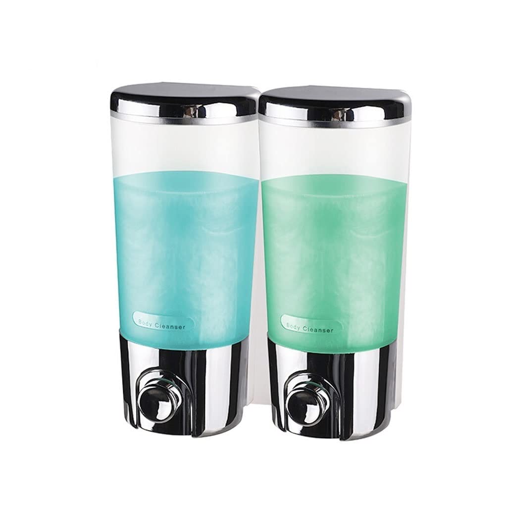 Bottiglia per Dispenser di Sapone Dispenser di sapone Dispenser di sapone Dispenser ricaricabile Dispenser a muro Distributore di sapone da parete 8.5 oz Dispenser di Detersivo per Piatti(D)