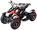 Produktbild Actionbikes Motors Mini Kinder Elektro Quad ATV Cobra 800 Watt 36 V Pocket Quad - Original Saftey Touch - Kinder E Bike (Schwarz/Orange)