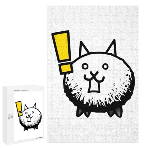 にゃんこ 大戦争 ジグソーパズル 1000ピース グッズ マイクロピース 木製 アニメ 子供 知育玩具 親子で楽しめる おしゃれ 壁飾り 誕生日 クリスマス プレゼント 75×50cm