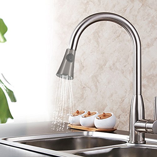 Ej.Life Spruzzatore Per Lavello Da Cucina, Rubinetto Compatto Per Lavello In Acciaio Inox Soffione Doccia Industriale Per Cucina Filtro Autopulente Per La Sostituzione Del Lavello Dellhotel 68660145