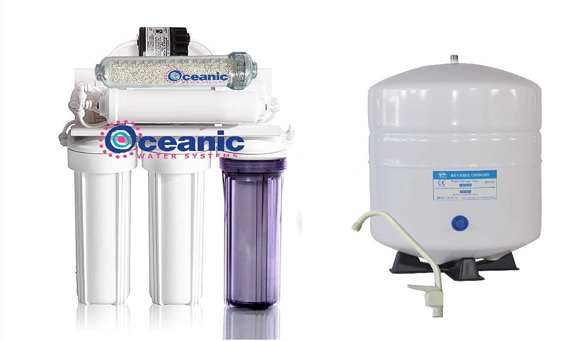 Geekpure 6-Stage Reverse Osmosis Water Filter System With Alkaline PH Remineralization Filter 75 Gpd
