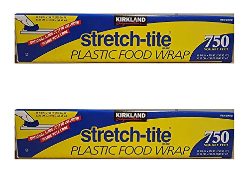 KIRKLAND SIGNATURE Stretch Tite Plastic Food Wrap 11 7/8 Inch X 750 SQ