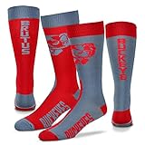 Ohio State Buckeyes Mismatch Big Top Socks - Large
