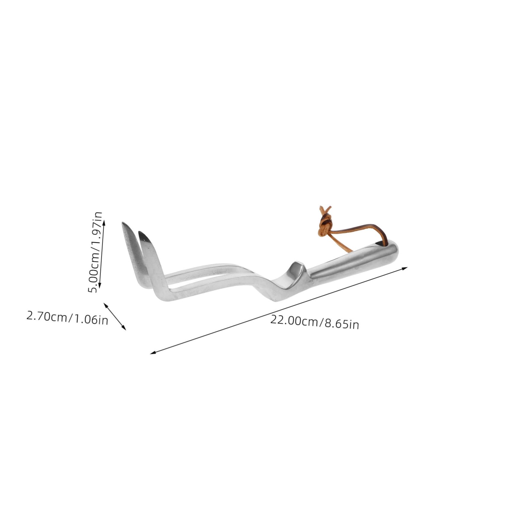STOBOK 4 Stück Griff Rechen Mini Handrechen Gartenarbeit Landschaftsbau Picker handkultivator gartengerät kleine Rechen für Gartenbeete Pflanz Rechen Gartenrake Silver