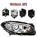Headlight Assembly Compatible With For BMW 5 F10 F18 Xenon 528i 535i 550i M5 2014-2017 Xenon Headlight Adaptive Headlamp, Black Housing Car Head Light Replacement (Right)
