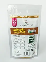 Açafrão orgânico em pó (cúrcuma) Leve Croc 60g