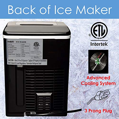 Máquina portátil de hielo digital ArcticPro 26 lb día miniatura 7