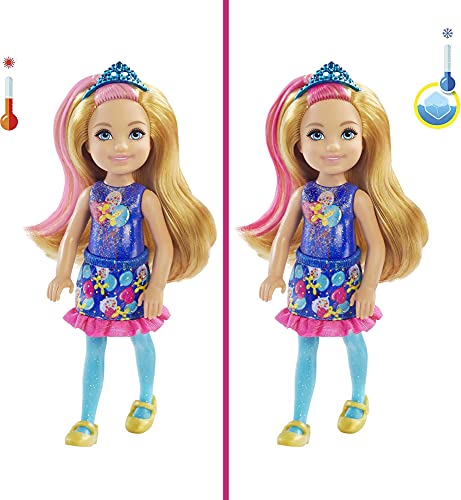 Barbie GTT26 - Chelsea Color Reveal Puppe, Sand und Sonne Serie, mit Enthüllungseffekt mit 1 Überraschungspuppe und 6 weiteren Überraschungen, Spiezeug ab 3 Jahren – Bild 5