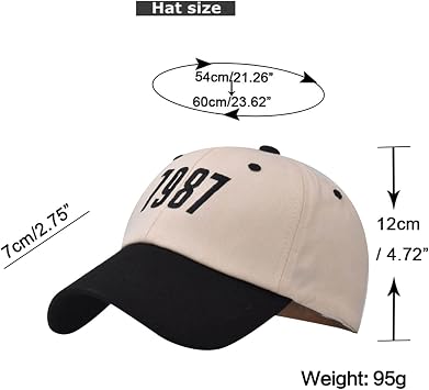 Caps for Women's 男性女性ニュートラルサマースプライスカラー刺繍野球帽調節可能な帽子バイザー Men Women Cotton Baseball Cap Unisex Hat Black, One Size