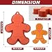 Webake Gingerbread Man Mold 10 Inch Large Gingerbread Silicone Cake Pan for Christmas Baking Cake, Cookie