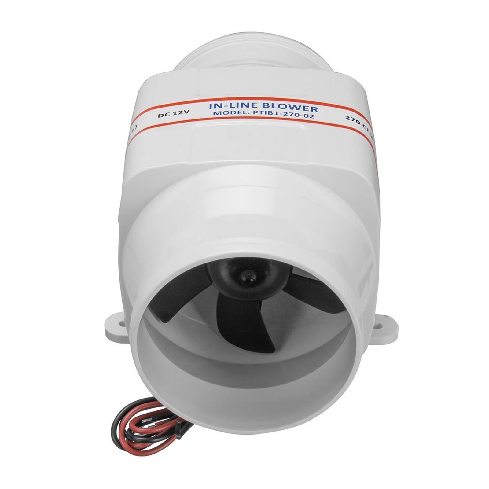 Dmuchawa odśrodkowa, Elektryczna dmuchawa powietrza Turbo 12V 270CFM 4-calowy wentylator wyciągowy z prostą beczką Kompaktowy i energooszczędny