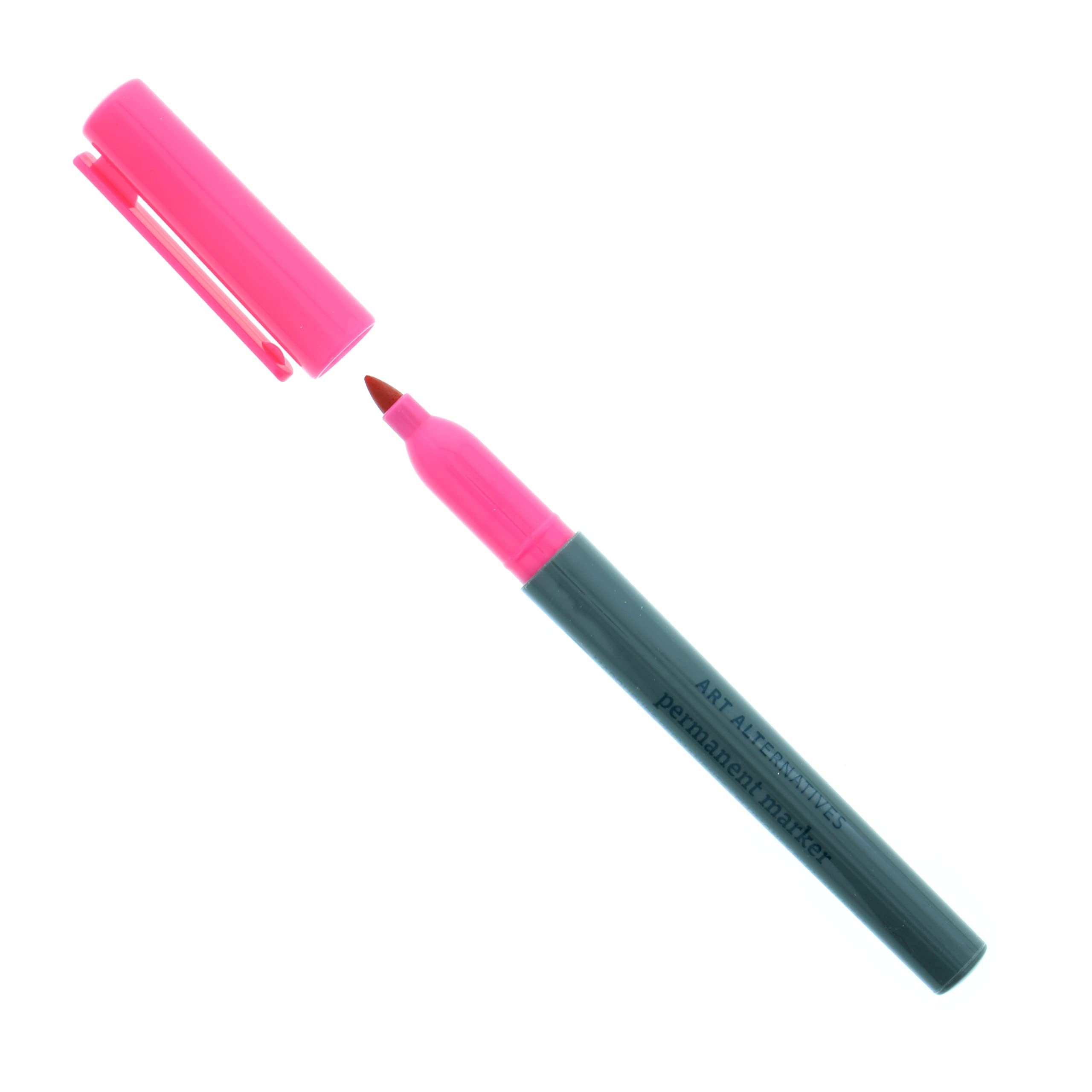 Art Alternatives Permanent Marker, Fine, Neon Pink- 4.2mm felt nib - Coloring, drawing, writing, note-taking