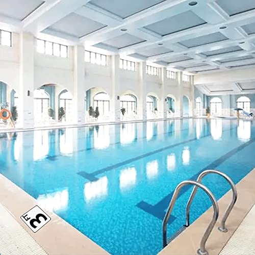 Swimming Pool Depth Marker Sticker No Diving Adhesive Pool Safety Marker 4 Pieces NO DIVING Pool Signs Decor Shallow Water 6 In with 4 inch lettering Vinyl Depth Markers Pool Warning Stickers - Thumbnail 5