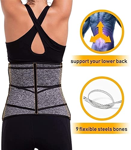 Yokbeer Taille Trainer Riem voor Dames Sauna Zweet Riem Taille Cincher Trimmer - Image 5