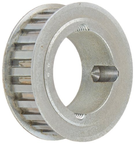 Gates TL24L075 PowerGrip Sintered Steel Timing Pulley, 3/8 Pitch, 24 Groove, 2.865 Pitch Diameter, 1/2 to 1-1/4 Bore Range, for 3/4 Width Belt