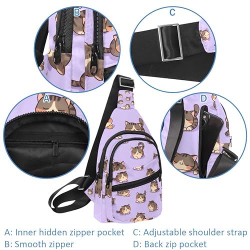 Sac à dos à bandoulière Kawaii pour course à pied et entraînement - 2