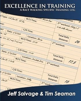 Paperback Excellence in Training: A Race Walking Specific Training Log Book
