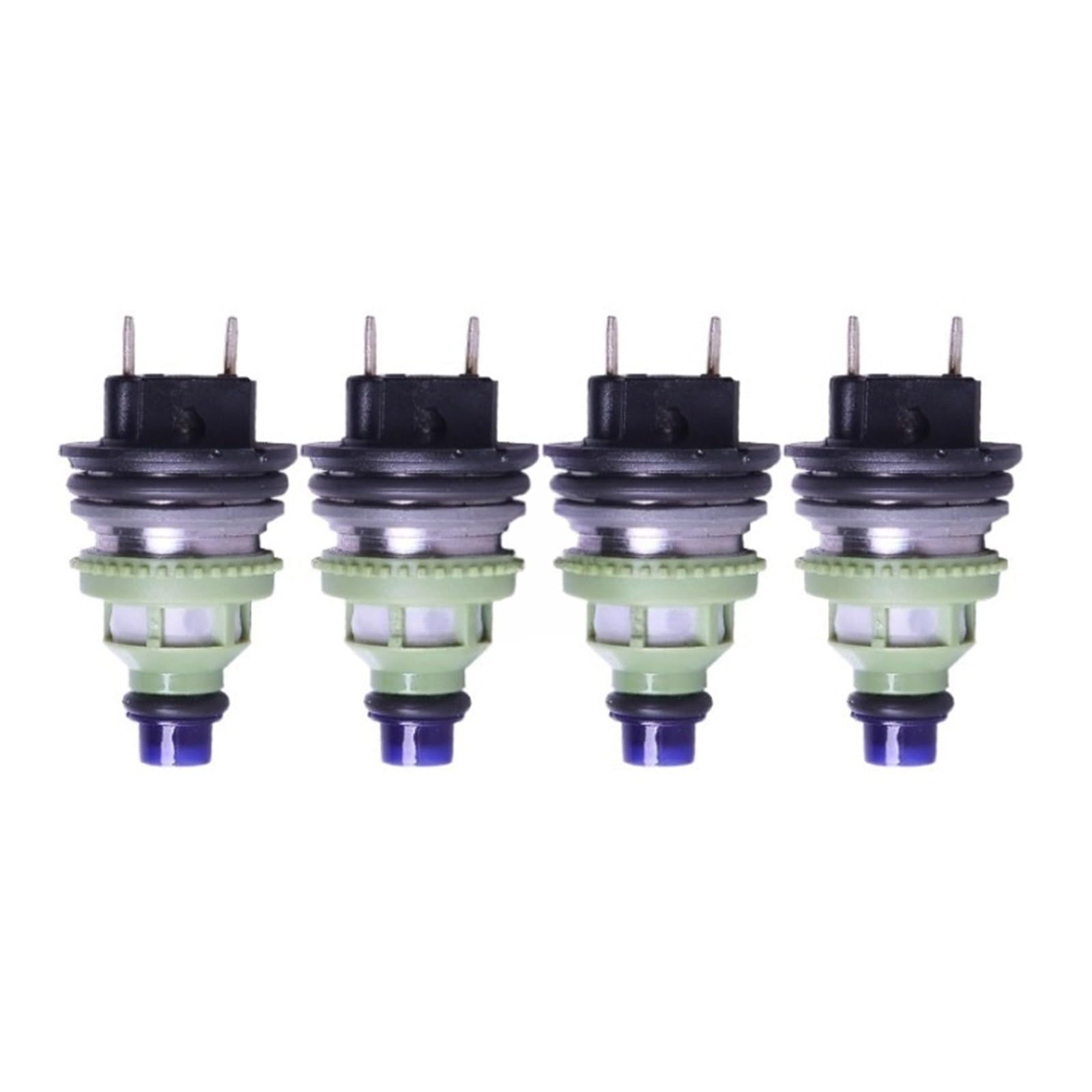 Hutianbrt One Color 4X Fuel Injector Oe 0280150661 Compatible For Geo Metro Compatible For Suzuki Swift 1.0L 1.3L Engine Injection Parts 195500-2160 96063614 Nozzle