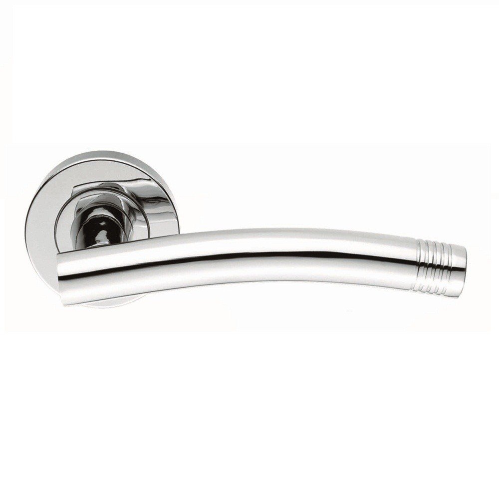 Carlisle Brass Chrome,Rose - Zin3115pc - Serozzetta Carolina Lever On Rose (Pair)- Finish - Polished Chrome (Pc)