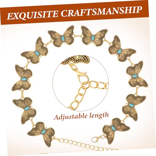 NOLITOY Metal Butterfly Waist Chain Belt for Women Body Jewelry Comfortable Fit Fashionable Charm Accessory for Daily Wear and Various Outfits3