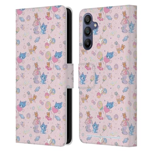 Coque Samsung Galaxy A15 Tom and Jerry portefeuille pour éviter les rayures d'écran