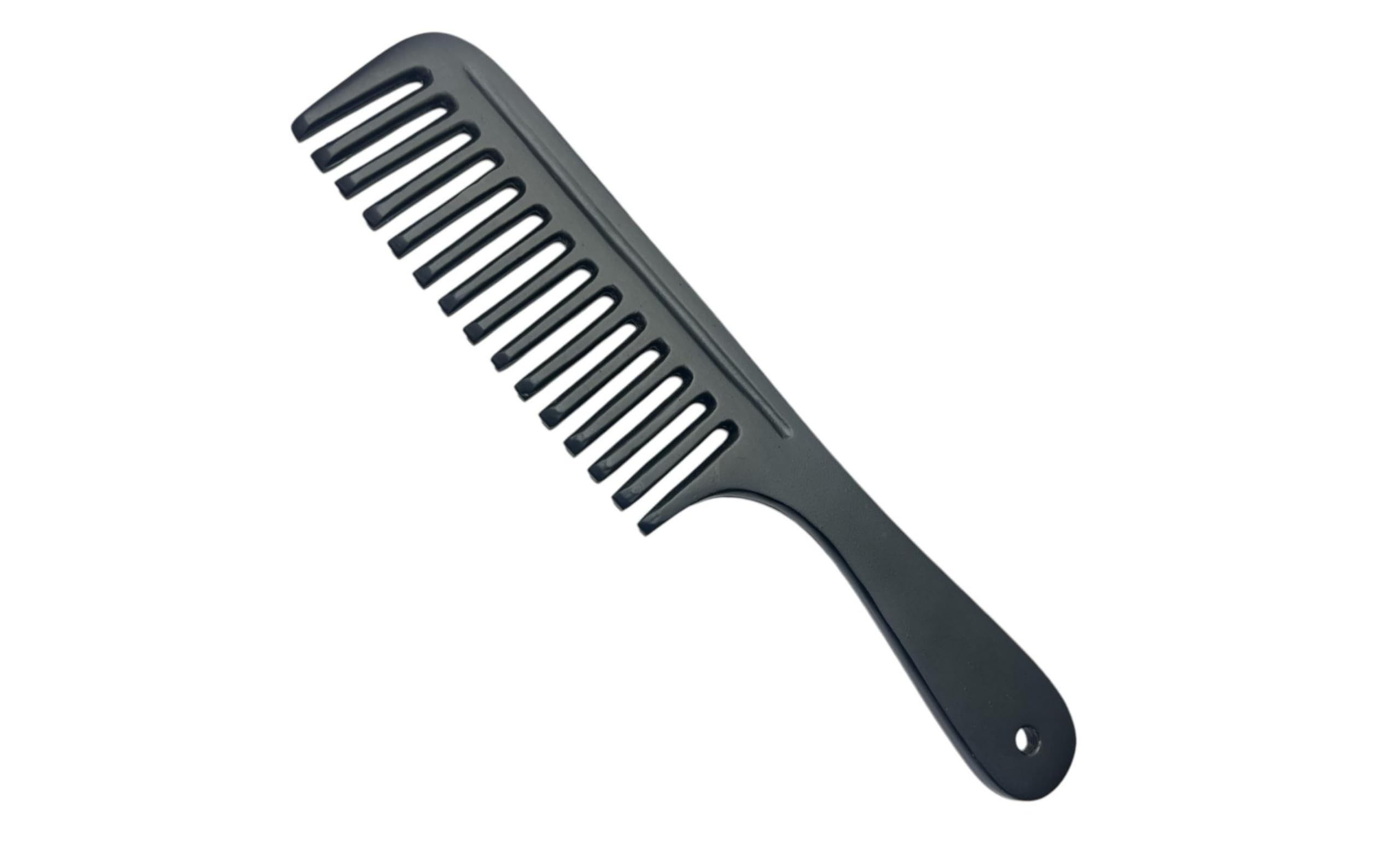 Premium Mane Comb – Black Teflon or Silver – Solid Iron – For Horses – Professional & Durable (Black Teflon)