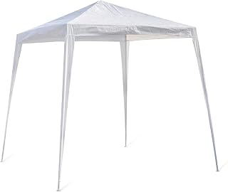 HERSIG - Carpas para Exteriores - Cenadores para Jardin 2x3 m - Pergolas de Jardin Resistente - Carpa Desmontable Fácil de Montar, Terraza, Camping, Playa o Eventos - Protección Solar UV - Blanco