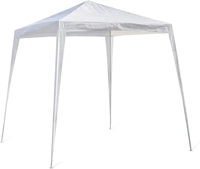 HERSIG Carpa Exterior 2x2 m - Cenador Jardín Resistente, Fácil Montaje, Protección UV