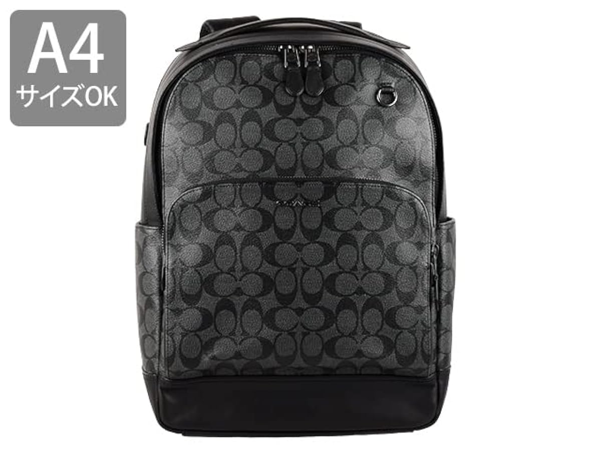 COACH ダークグレー レザーバックパックF54135 COACH ダークグレー レザーバックパックF54135 COACH - コーチ
