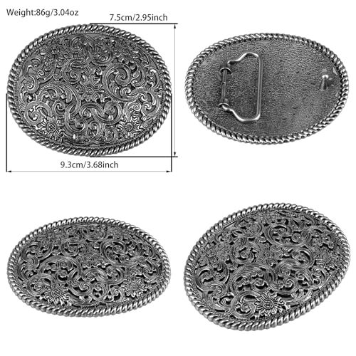 Western Leather Belt Strap for Men Women Cowboy Cowgirl Leather Mens Belts for Jeans, Large Western Engraved Buckle Embossed Belt,Orange,120CM/47.3''2