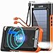 BLAVOR Solar Power Bank 20000mAh, Wireless Charging Solar Charger Power Bank, Real Rated 10,000mAh