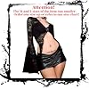 Women's Lace Bolero Shrugs Crop Top Goth Flare Sleeve Lacy Shrug V-Neck 70s Sheer Mesh Fairy Grunge Emo Alt Black Tops #1