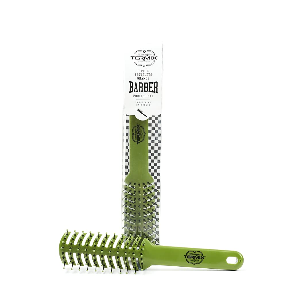 Termix Cepillo Esqueleto Profesional Barber Grande, Verde