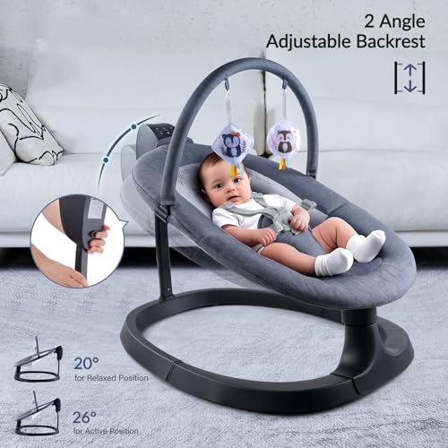 Image of VaVaSoo Baby Swing Up to 26lbs, Baby Swings for Infants