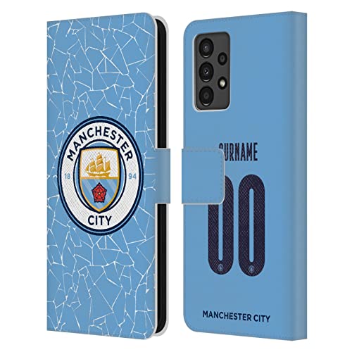 Coque Samsung Galaxy A13 Manchester City avec porte-cartes et fermeture aimantée