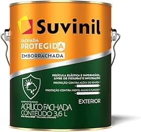 FACHADA PROTEGIDA EMBORRACHADA BRANCO NEVE 3,6L SUVINIL