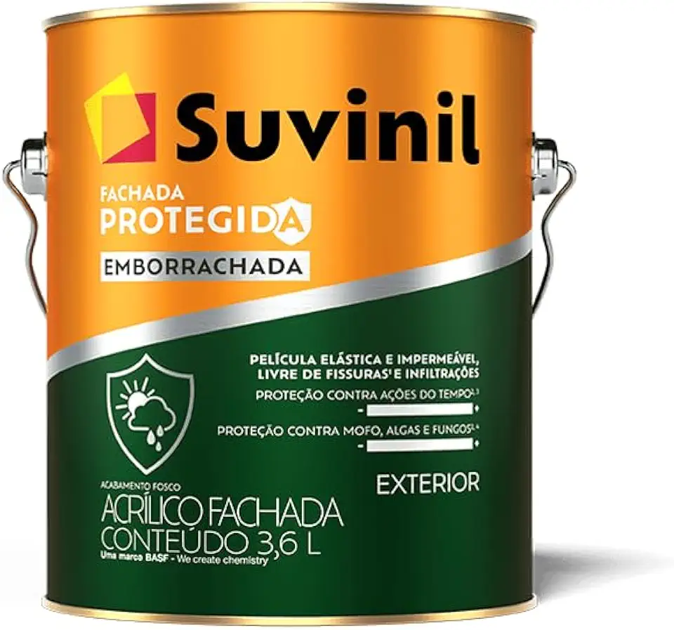 FACHADA PROTEGIDA EMBORRACHADA BRANCO NEVE 18L SUVINIL