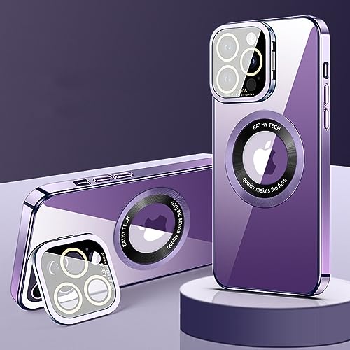 Coque aimant iPhone 14 Pro anti rayure avec protection objectif en verre