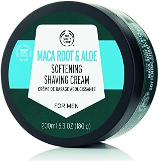 The Body Shop Maca Root & Aloe Softening Shaving Cream for Men, 6.3